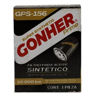 Foto 2 | Filtro De Aceite Sintético Gonher Prime Gps-156
