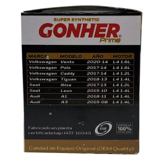 Foto 3 | Filtro De Aceite Sintético Gonher Prime Gps-561