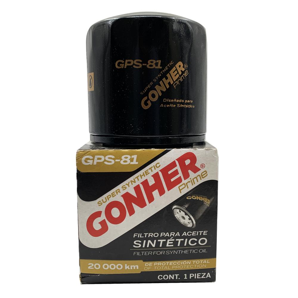 Foto 2 pulgar | Filtro De Aceite Sintético Gonher Prime Gps-81