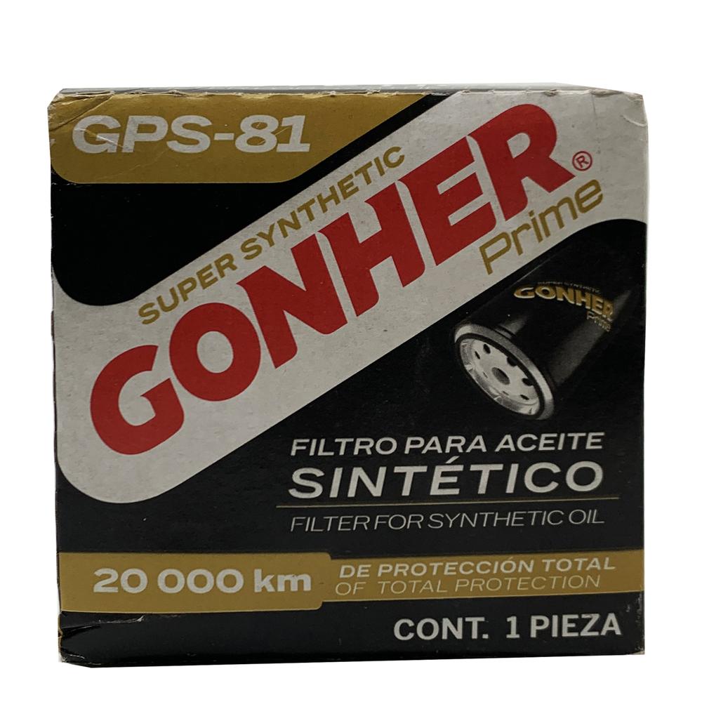 Foto 5 pulgar | Filtro De Aceite Sintético Gonher Prime Gps-81