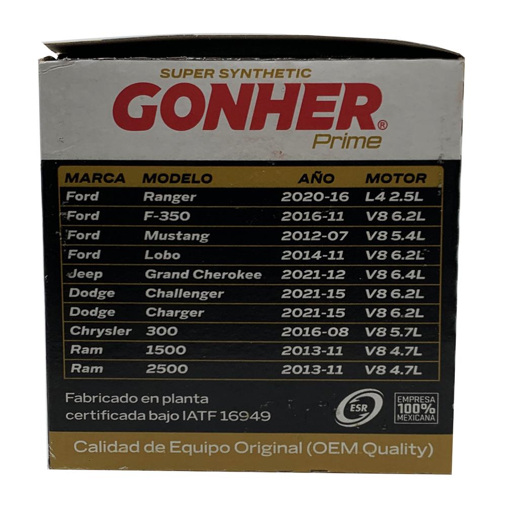 Foto 5 pulgar | Filtro De Aceite Sintético Gonher Prime Gps-68
