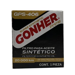 Foto 2 | Filtro De Aceite Sintético Gonher Prime Gps-406