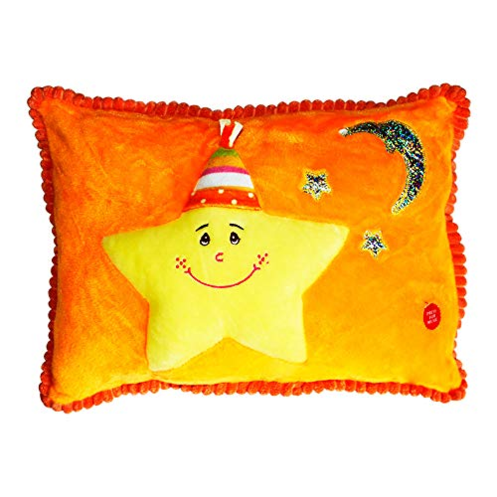 Foto 2 pulgar | Almohada Soporte para Bebé con Cojín Musical color Anaranjado