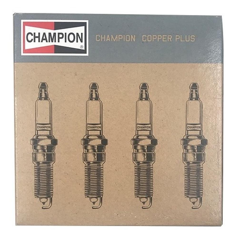 Bujía Champion Copper Plus Rc9yc Caja De 4 Piezas