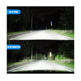 Foto 3 | Faro Led De Luz Alta Y Baja, Para Conducción Diurna Negro