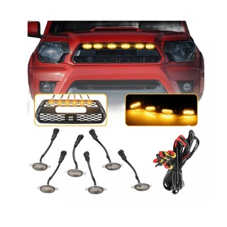 Foto 2 | Kits 6 Luces De Parrilla Led Ámbar Para Unversal Automotriz Eo Safe Imports Esi-9423 Gris