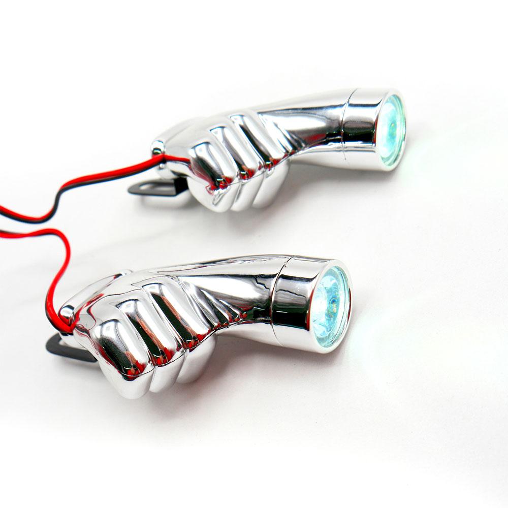 Foto 2 pulgar | Faro Led Auxiliar Tipo Dedo Trasero O Delantero Luz Fija 1 Led Para Motocicleta