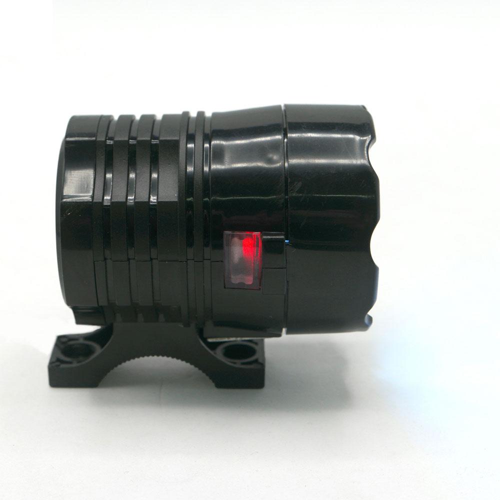 Foto 4 pulgar | Faro Auxiliar 6 Led Tipo Redondo Luz Blanca Con Luz Alta, Baja Y Estrobo Para Motocicleta