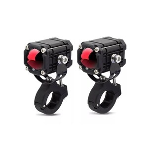 Foto 1 | Faros De Lupa Luz Led Spot Luz Para Moto Ojo Diabólico 2pcs Eo Safe Imports Esi-15665 Negro