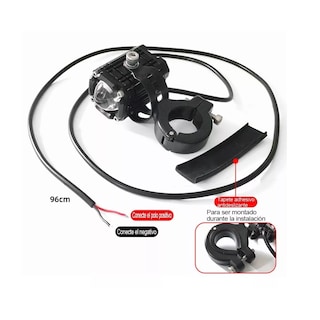 Foto 3 | Faros De Lupa Luz Led Spot Luz Para Moto Ojo Diabólico 2pcs Eo Safe Imports Esi-15665 Negro