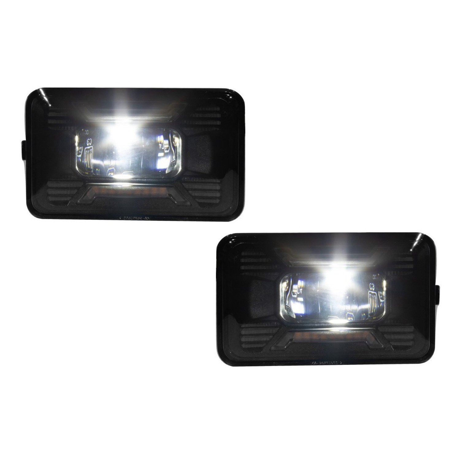 Foto 2 pulgar | Faros De Niebla Drl Led Compatible Con Lobo Raptor F150 2015 2016 2017 | Arizone Autoparts | Ariz1228 | Color Negro Amb