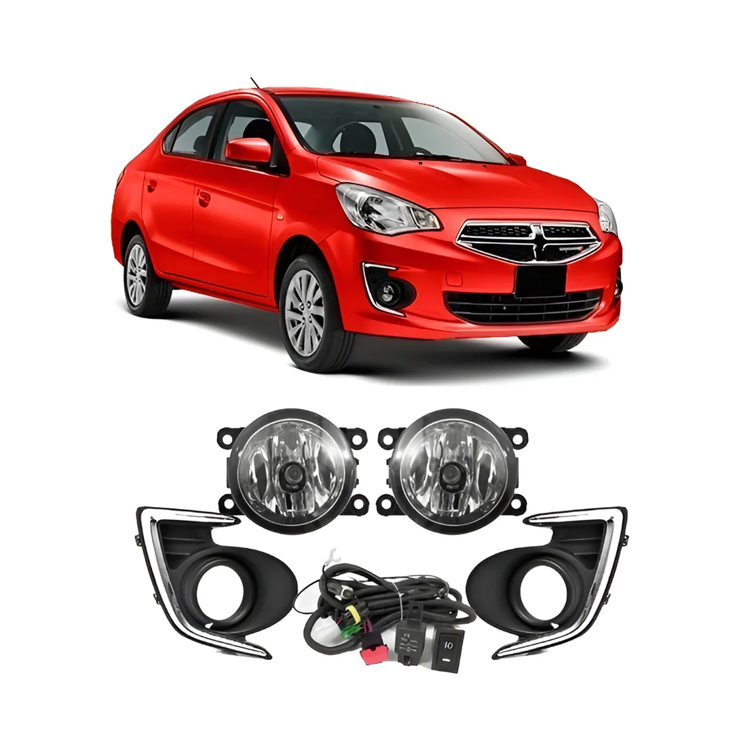 Foto 2 pulgar | Faros De Niebla Led Compatible Con G4 2012-2015 | Dunari Powersports | A1372 | Color Negro