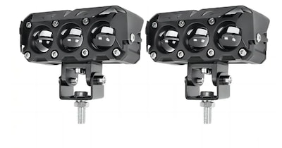 Foto 1 | Xtellar Faros Auxiliares Led 80w De Doble Color Para Automóviles Y Motos - Juego De 2