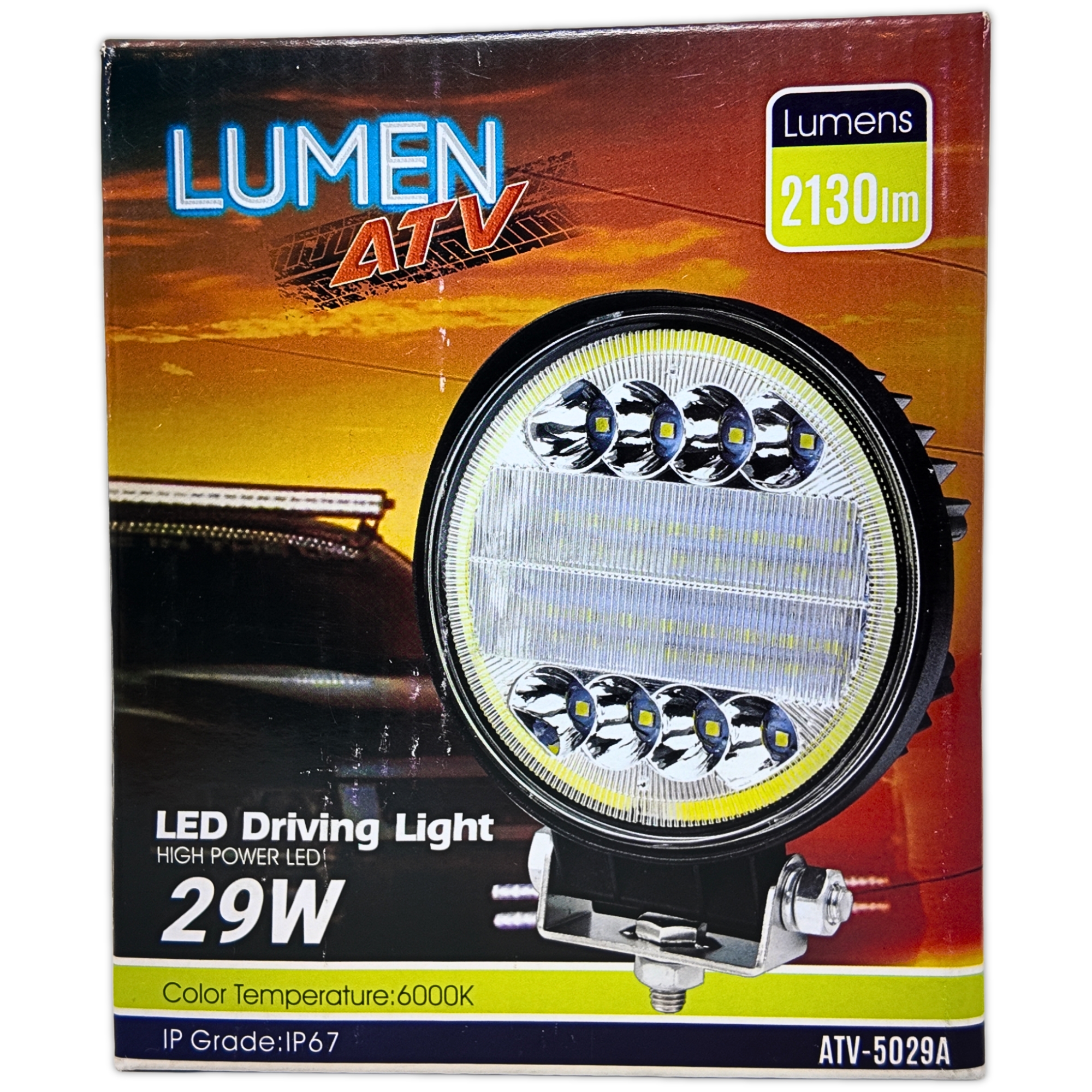 Foto 5 | Faros Led Redondo Auxiliares 29w 4x4 Lumen Atv-5029a 29w