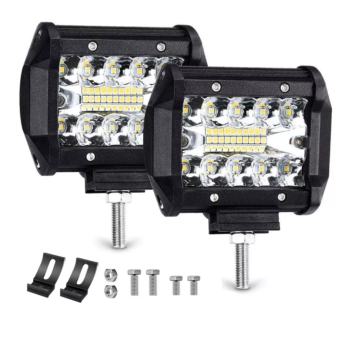 Foto 3 pulgar | Faros Auxiliares Eo Safe Imports ESI-6653 color Negro 60w 6000k 1 Par