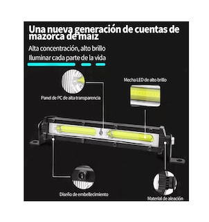 Foto 2 | Faro Barras 36w Led Auxiliares Auto Moto Jeep Rzr