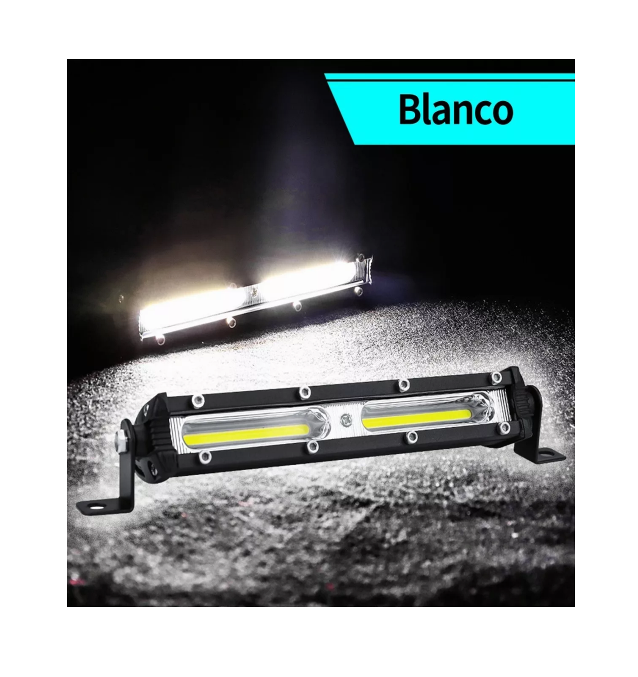 Foto 4 pulgar | Faro Barras 36w Led Auxiliares Auto Moto Jeep Rzr