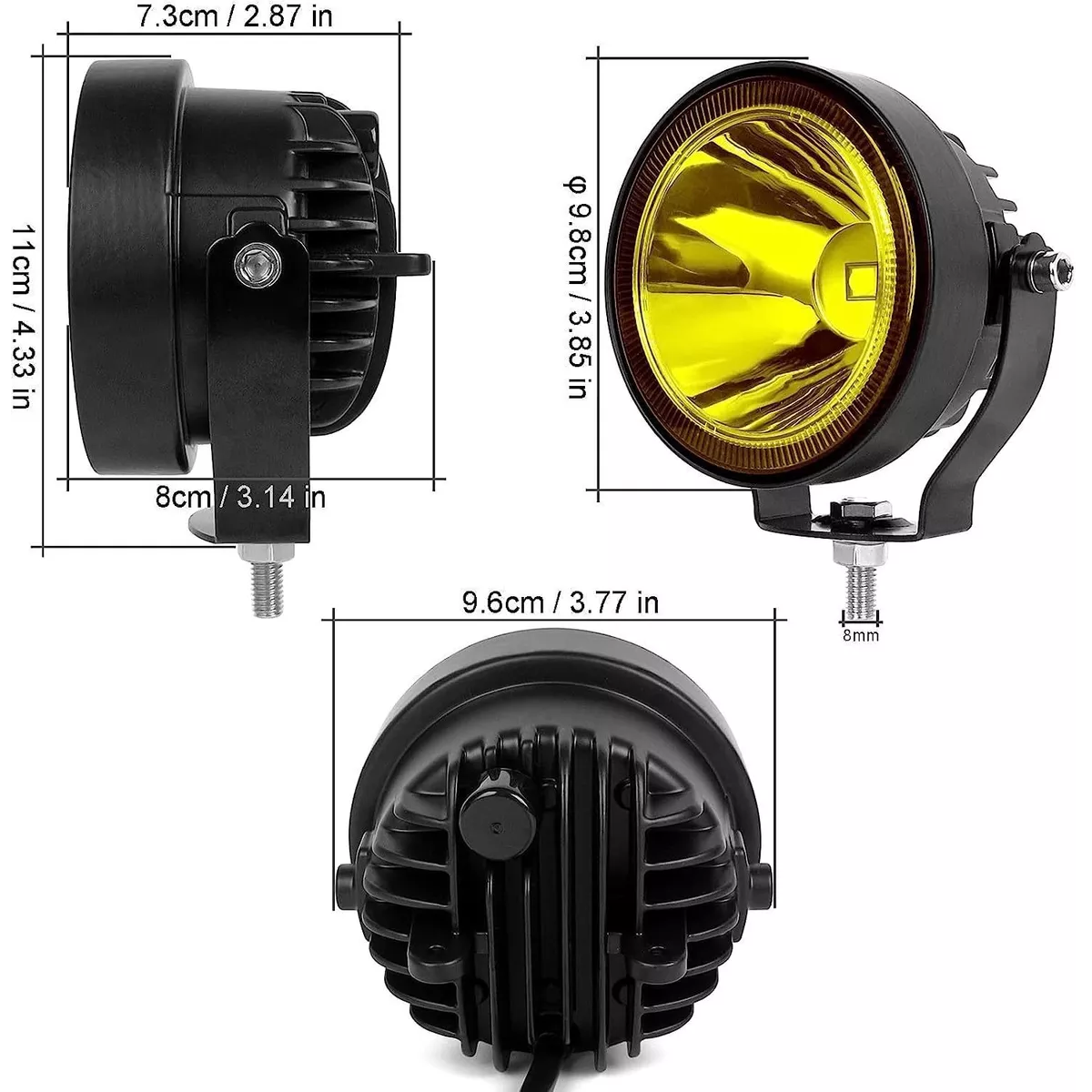 Foto 3 pulgar | Faros Auxiliares Eo Safe Imports Esi12451 2 Piezas para Auto