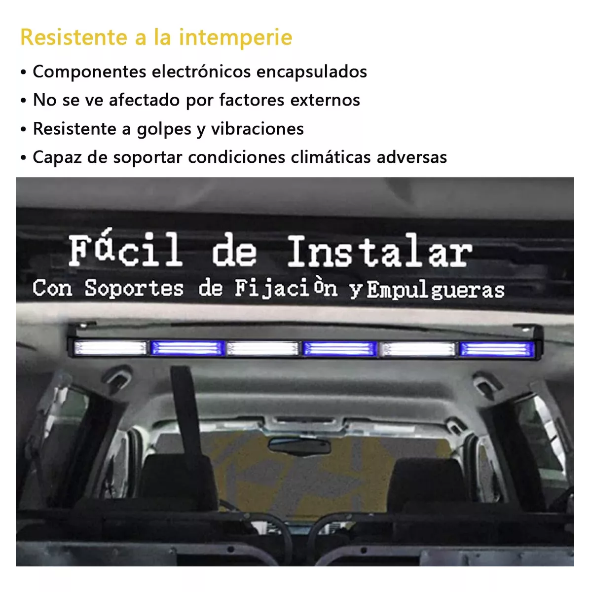 Foto 3 pulgar | Barra de Luz Led Eo Safe Imports Esi-13407 Multicolor