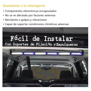 Foto 2 | Barra de Luz Led Eo Safe Imports Esi-13407 Multicolor