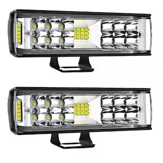 Foto 1 | Par Faros Led Auxiliares 188w Triple-fila 8000k 34led Eo Safe Imports Esi-16872 Negro