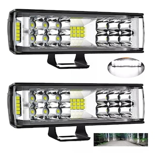 Foto 3 | Par Faros Led Auxiliares 188w Triple-fila 8000k 34led Eo Safe Imports Esi-16872 Negro