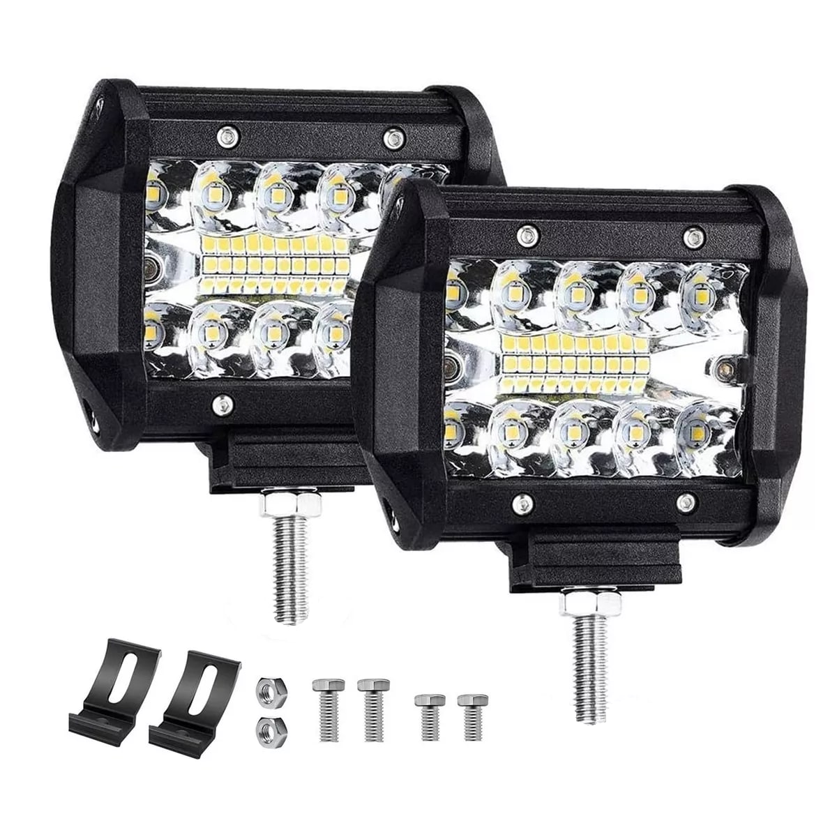 Par Faros 60w Auxiliar 6000k Eo Safe Imports Esi-5437 color Negro $569