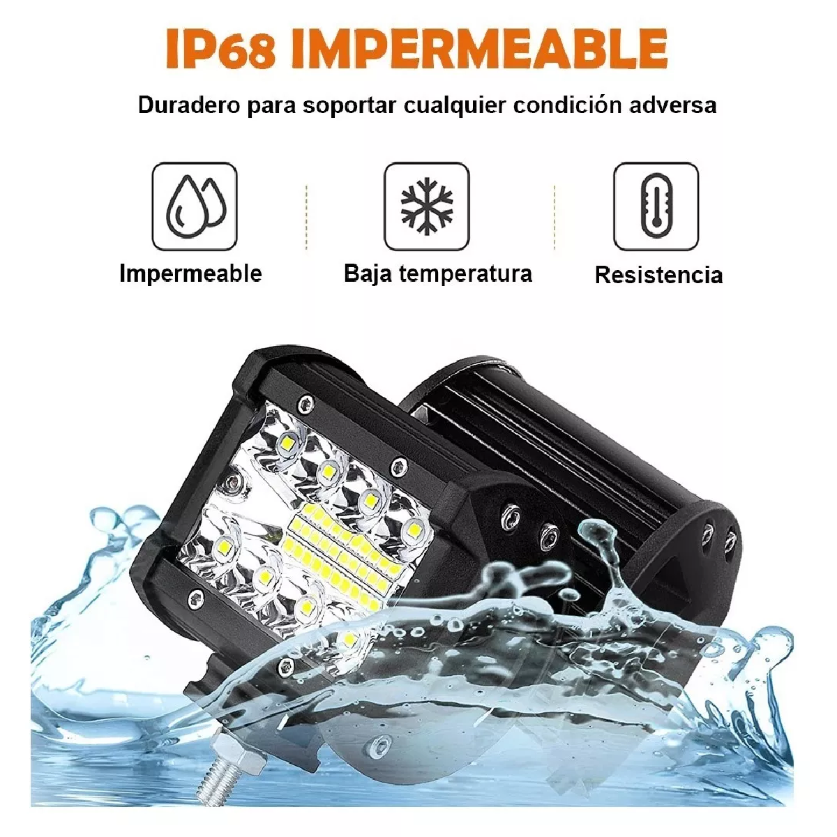 Foto 4 pulgar | Par Faros 60w Auxiliar 6000k Eo Safe Imports Esi-5437 color Negro