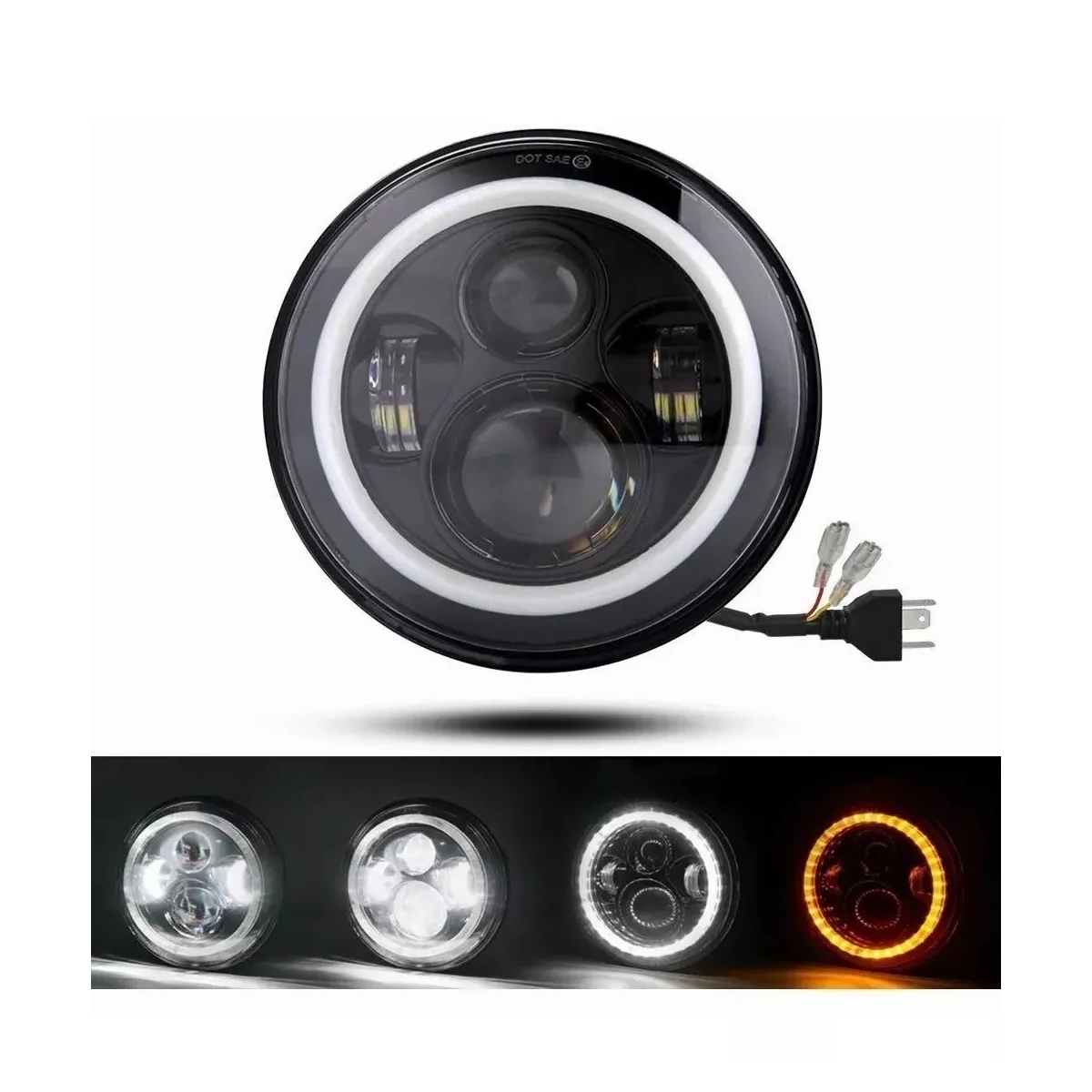 Foto 4 | Faro Delantero Led Eo Safe Imports Esi-5435 color Negro