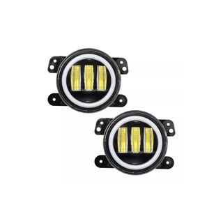 Foto 1 | 2 Luces Antiniebla Led Redondas De 4 Pulgadas 30 W Eo Safe Imports Esi-16876 Negro