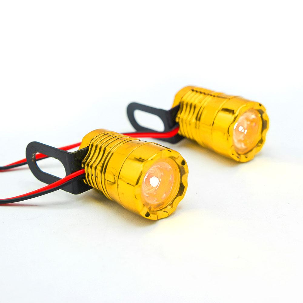 Foto 3 pulgar | Faro 1 Led Tipo Barril Delantero O Trasero Estrobo Para Motocicleta