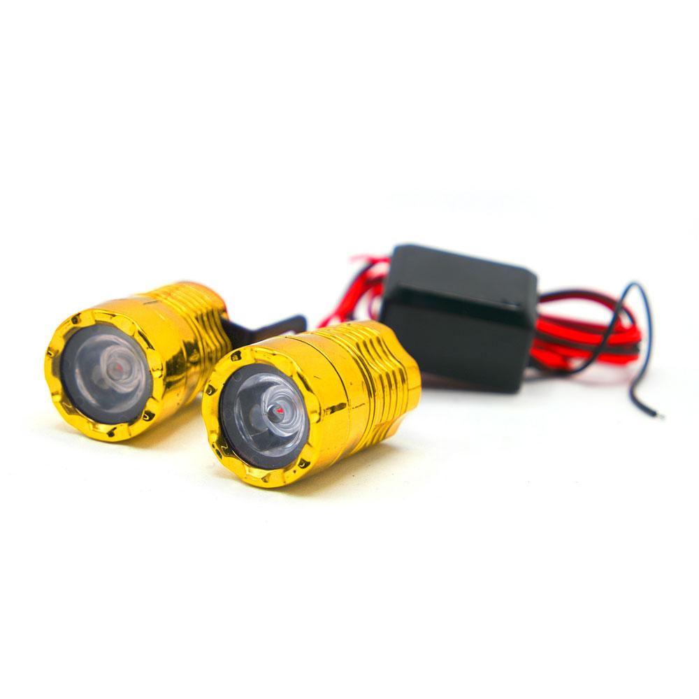 Foto 4 pulgar | Faro 1 Led Tipo Barril Delantero O Trasero Estrobo Para Motocicleta