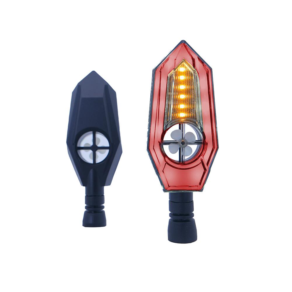 Foto 4 pulgar | Direccional Led Secuencial Tipo Zafiro Universal Para Motocicleta