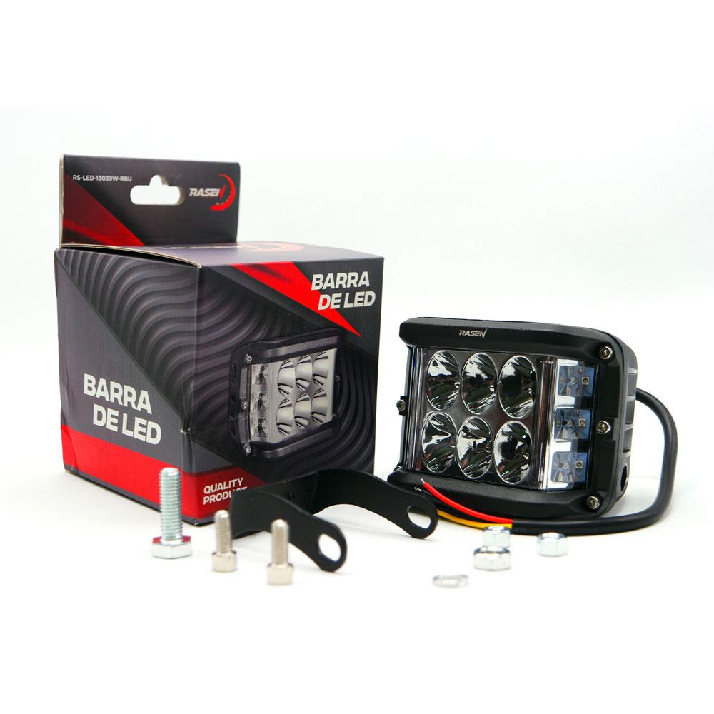 Foto 2 pulgar | Faro Led Cuadrado Estrobo Luz Blanca Fija Para Motocicleta