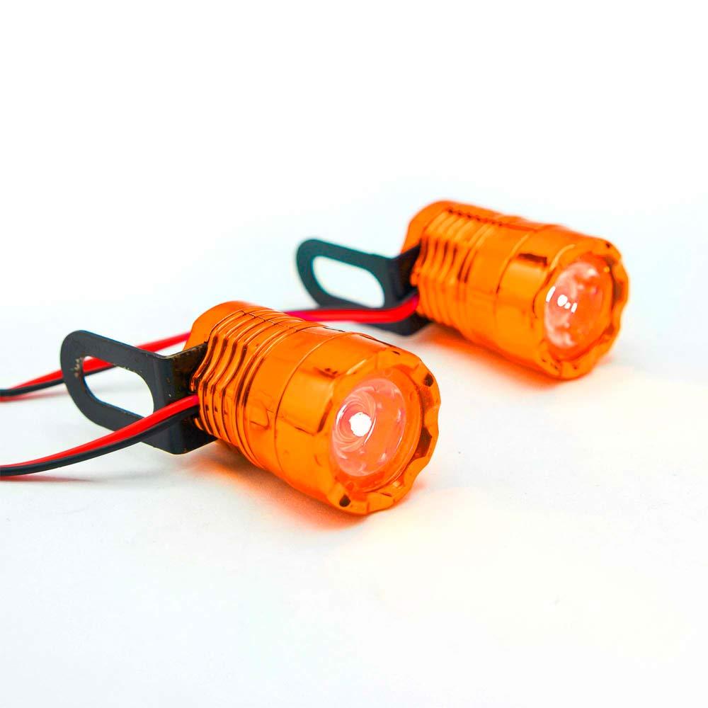 Foto 3 pulgar | Faro 1 Led Tipo Barril Delantero O Trasero Estrobo Para Motocicleta