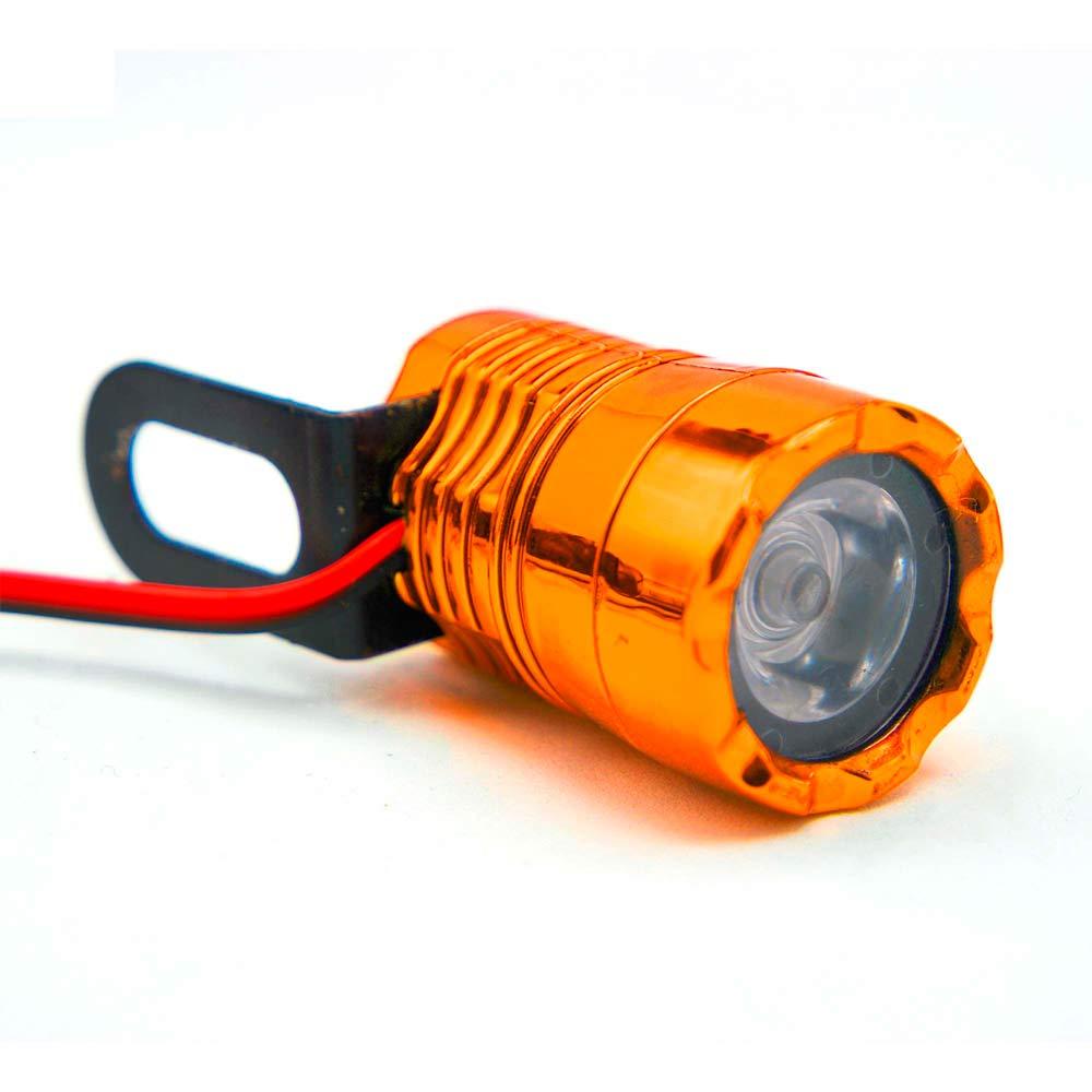 Foto 5 pulgar | Faro 1 Led Tipo Barril Delantero O Trasero Estrobo Para Motocicleta