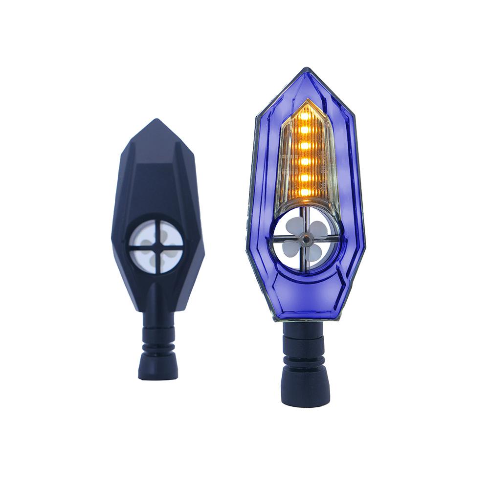 Foto 4 pulgar | Direccional Led Secuencial Tipo Zafiro Universal Para Motocicleta