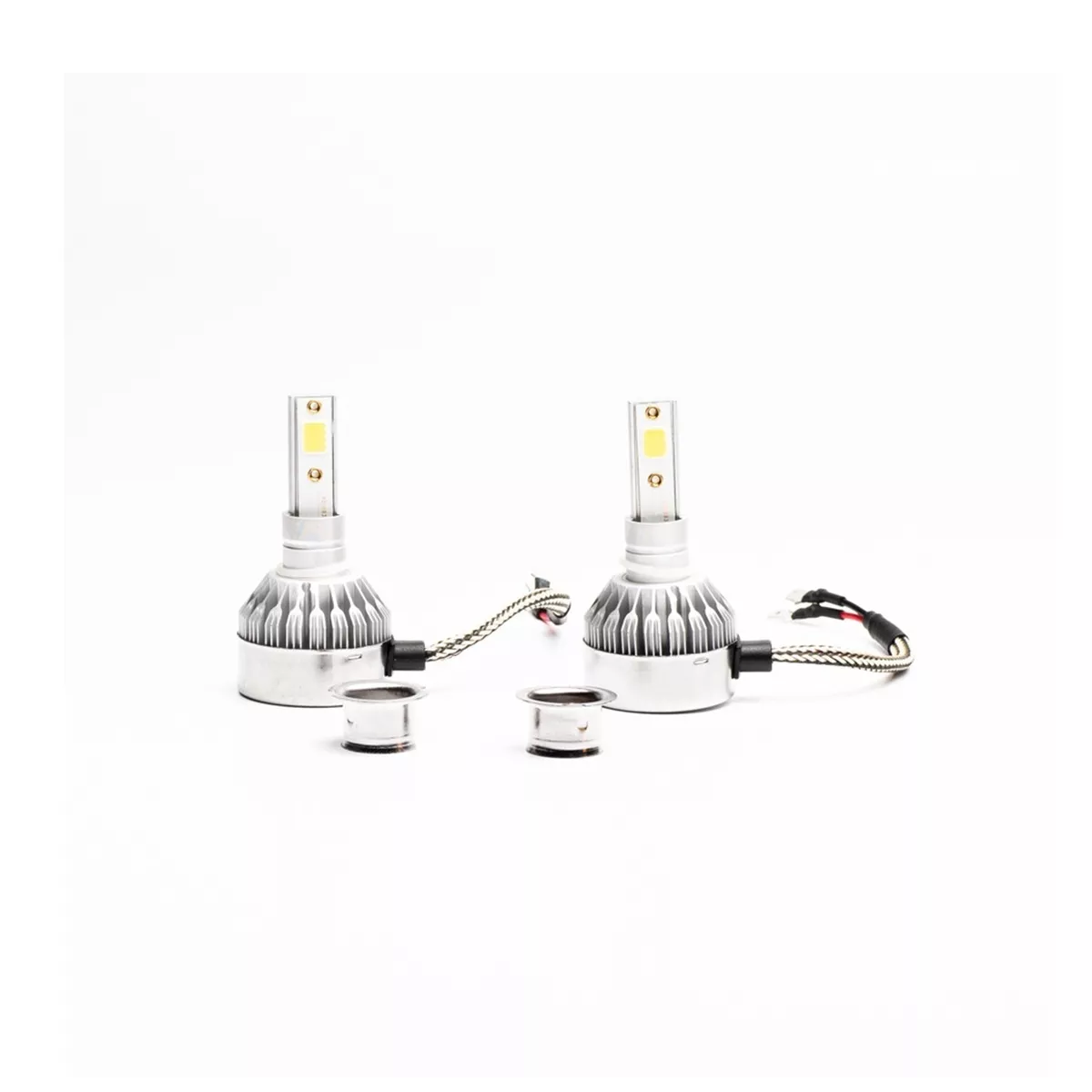 Foto 3 pulgar | Kit Luces Led Conector H3 2pzs Eo Safe Imports Esi-12097 Plata