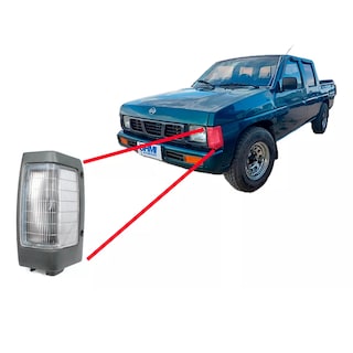 Foto 2 | Par Cuartos Direccionales Pickup Estaquitas 1994 A 2007 Eo Safe Imports Esi-15555 Gris