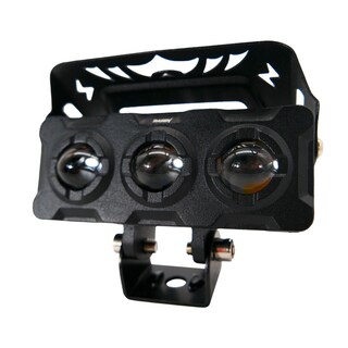 Foto 1 | Faro Auxiliar Rectangular 3 Ojos Rasen Con Lupa Luz Blanca Y Amarilla