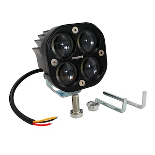 Foto 2 | Faro Auxiliar Hexagonal 4 Led Rasen Con Lupa Luz Blanca Y Amarilla