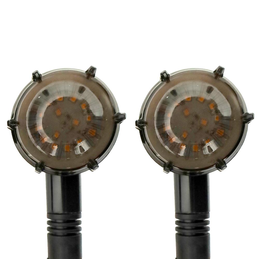 Foto 2 pulgar | Direccional Delantera/trasera Choppers Bobber Aro Blanco Led Set 12v