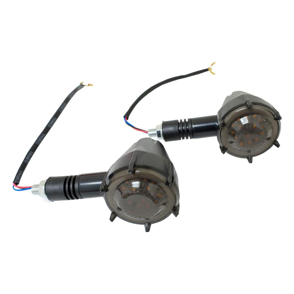 Foto 4 pulgar | Direccional Delantera/trasera Choppers Bobber Aro Blanco Led Set 12v