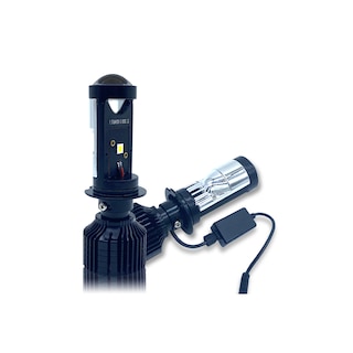 Foto 2 | Bombillas De Faro Led H4 con Mini Proyector Esi-6652 color Negro