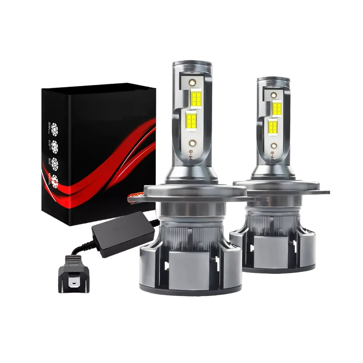 Kit de Faros Led H4 Luz Alta y Baja Csp Eo Safe Imports Esi-12114 Gris $909