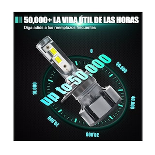 Foto 5 | Kit de Faros Led H13 Luz Alta y Baja Csp Eo Safe Imports Esi-12115 Gris