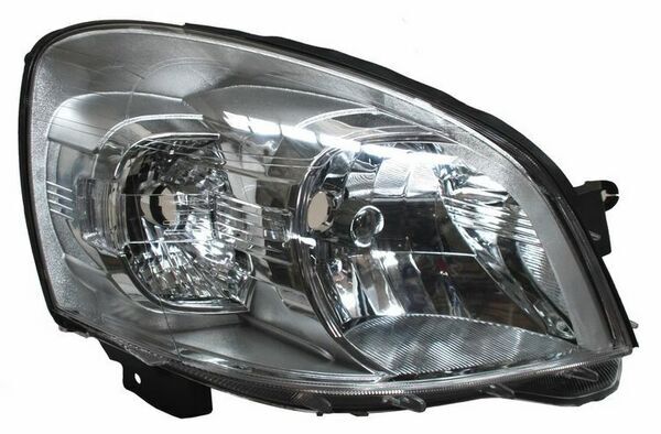 Faro Chevy C3 2009-2012 Fondo Cromado Ald93 Tyc T153 Copiloto Blanco