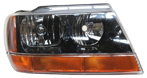 Faro Grand Cherokee 1999-2004 Fondo Negro Cuarto Ambar Tyc Copiloto