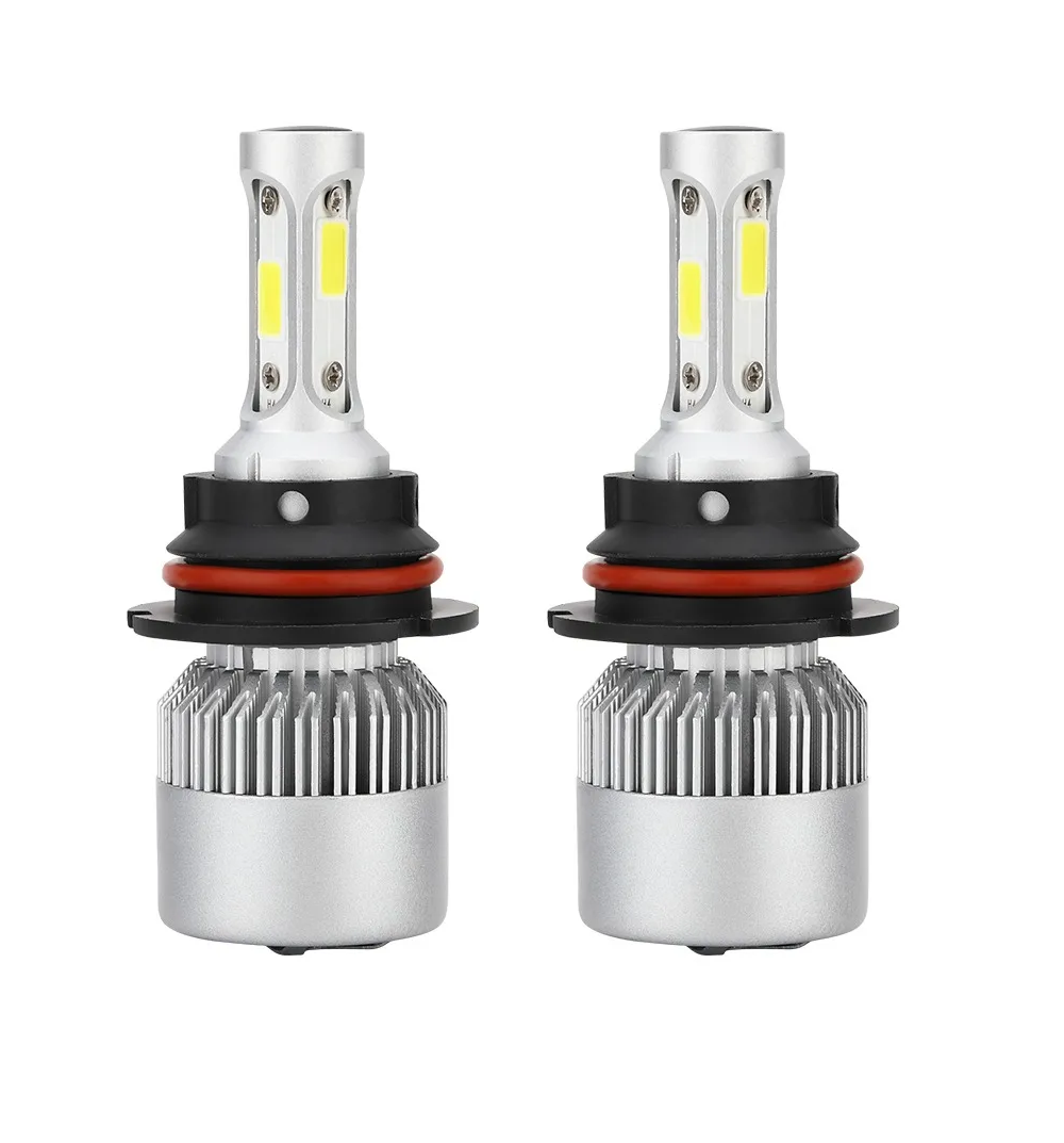 Kit de Faros Delanteros Led Malubero 9004 color Plateado