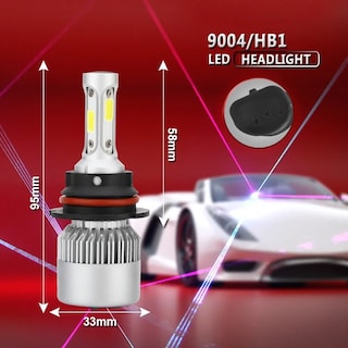 Foto 2 | Kit de Faros Delanteros Led Malubero 9004 color Plateado